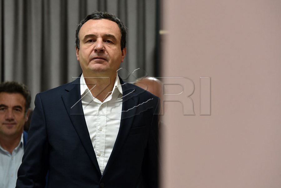 Rezultati zgjedhor, Kurti sot mban konferencë për media
