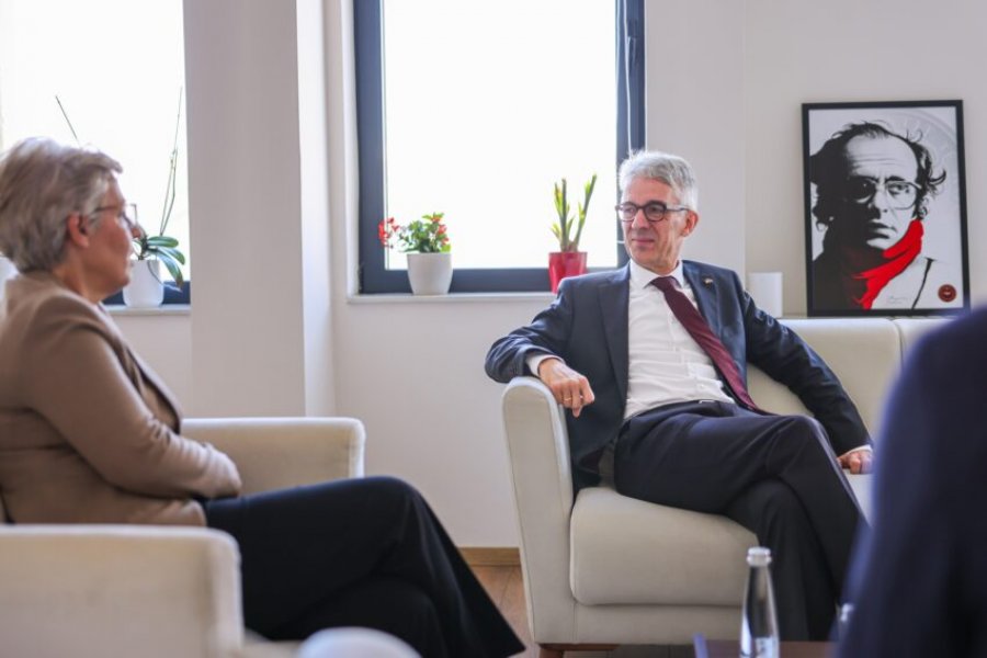 Gërvalla në takim me ambasadorin gjerman vlerëson mbështetjen e Gjermanisë për Kosovën