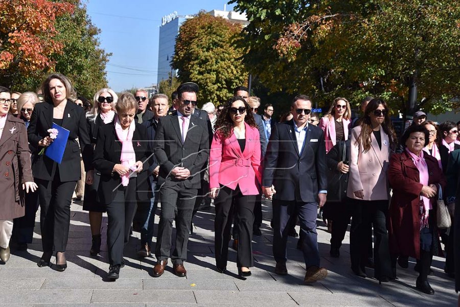 Lufta kundër kancerit të gjirit, Osmani: Në këtë muaj ne nuk flasim vetëm për dhimbje, por flasim mbi të gjitha për guxim