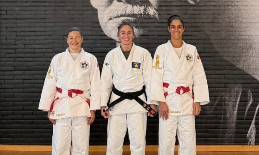 Nora Gjakova mes kampioneve botërore e olimpike në Akademinë e IJF-së në Romë