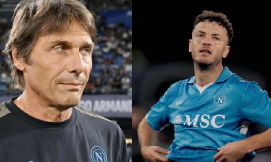 Amir Rrahmani në bankën rezervë për ndeshjen e Napolit ndaj Lecces