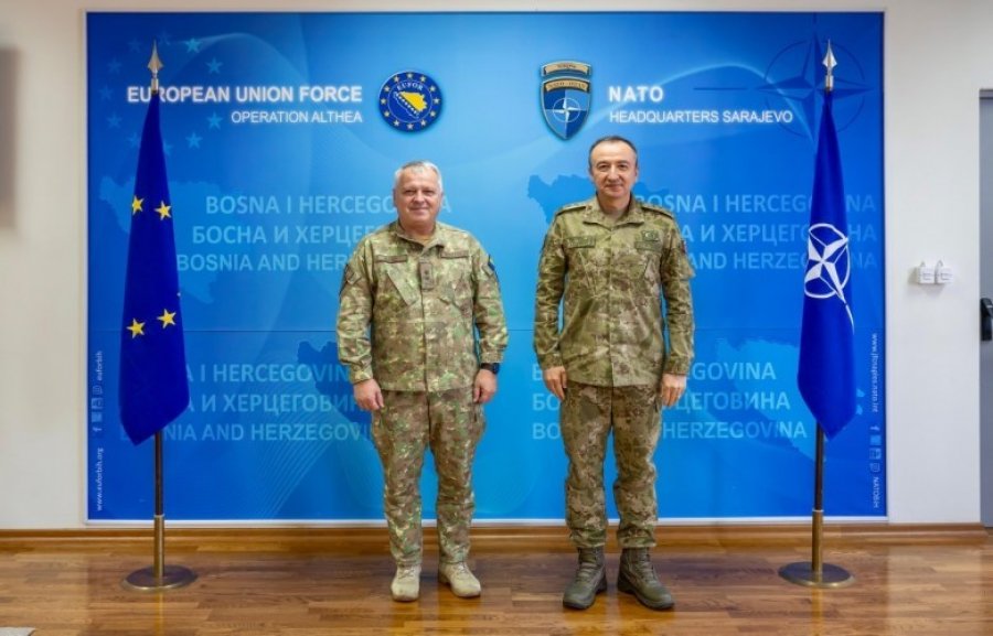 Ozkan Ulutash diskuton për koordinimin KFOR-EUFOR për forcimin e paqes në Ballkan