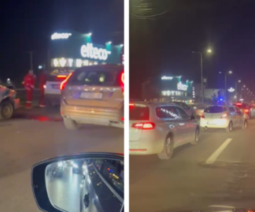 Aksident trafiku në Prishtinë, krijohen kolona të gjata