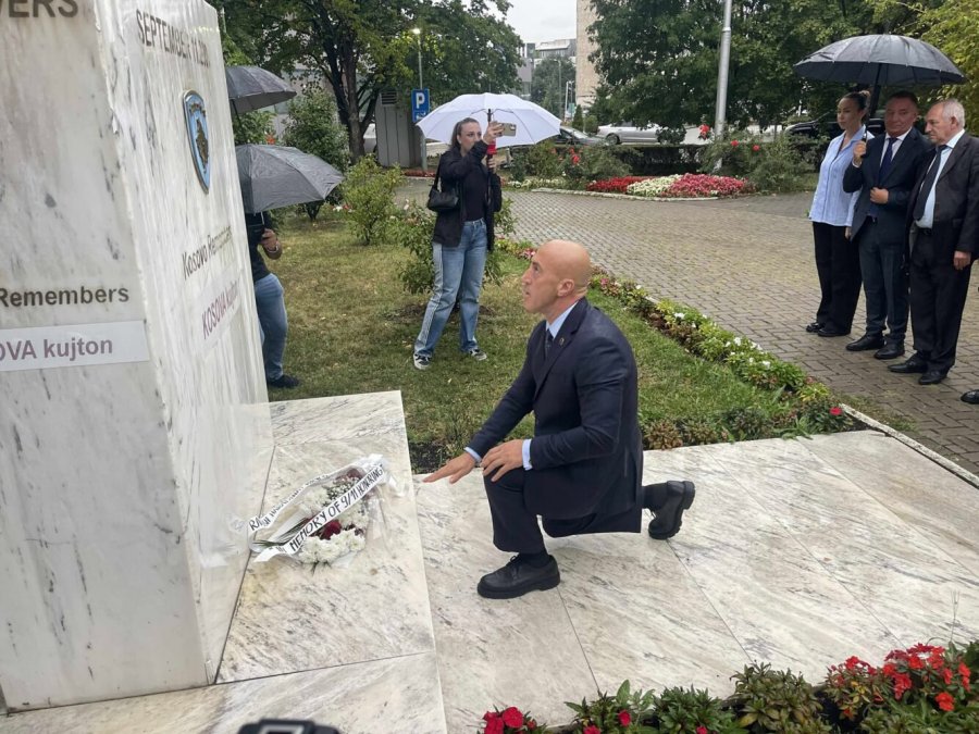 Haradinaj bën homazhe për 11 Shtatorin: Fati ynë është i lidhur me Amerikën