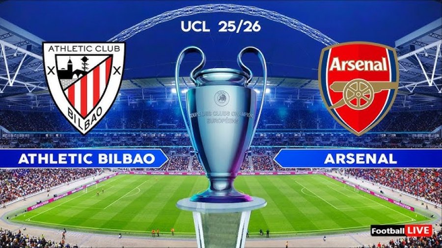 Formacionet zyrtare: Athletic Bilbao - Arsenal