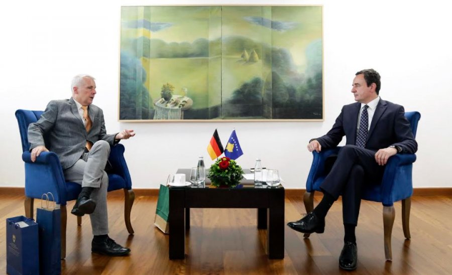 Kurti mirëpriti në takim lamtumirës ambasadorin e Gjermanisë në Kosovë, Jorn Rohde