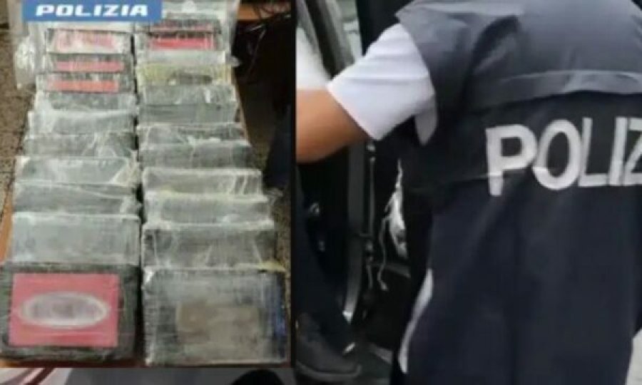 Shqiptari kapet me 27 kilogramë kokainë në Itali