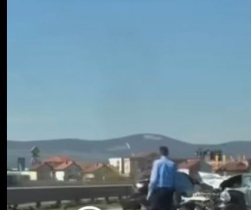 Aksident i rëndë trafiku në rrugën Veternik - Fushë-Kosovë [video]