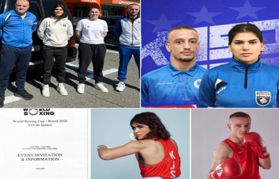 Sadiku e Bajoku përfaqësojnë Kosovën në World Boxing Cup-Brazil 2026
