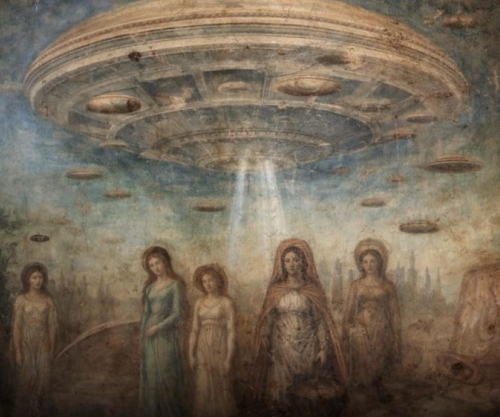 Piktura 950-vjeçare ku shfaqen UFO-t, fakt apo keqinterpretim historik?