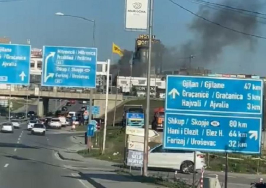 Tym i zi në Veternik, shkak djegia e një veture – situata u lokalizua