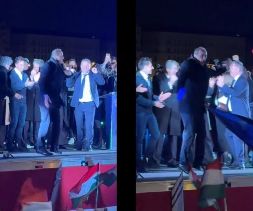 Ministri i ardhshëm i Hungarisë bëhet viral pas fitores, feston duke vallëzuar [video]