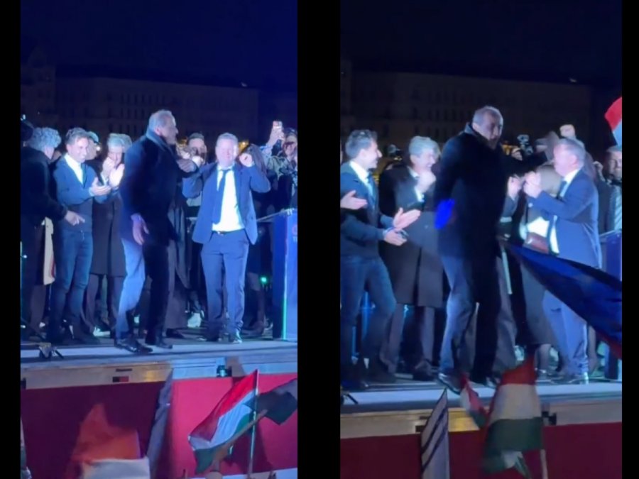 Ministri i ardhshëm i Hungarisë bëhet viral pas fitores, feston duke vallëzuar [video]