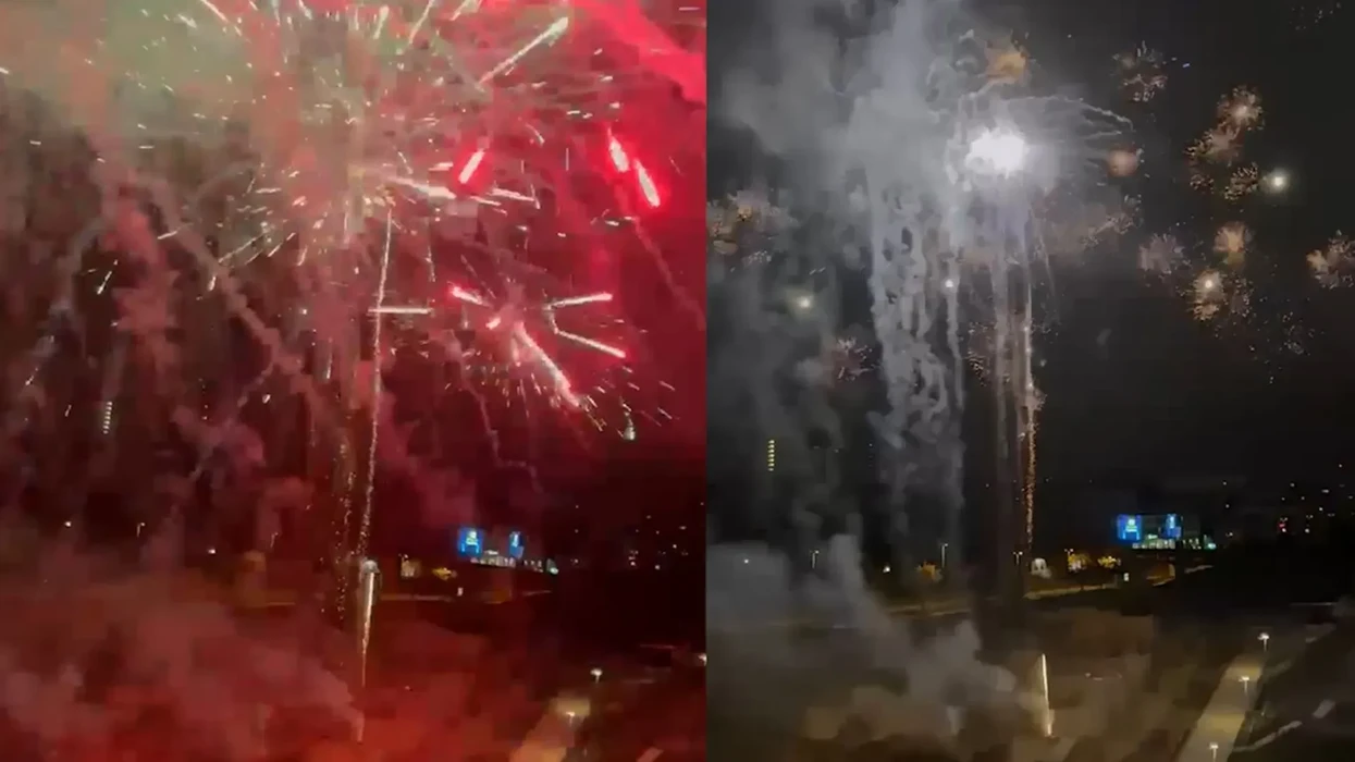 Lojtarët e Real Madridit kalojnë një natë pa gjumë, të zgjuar nga fishekzjarrët e tifozëve të Bayern Munichut [video]