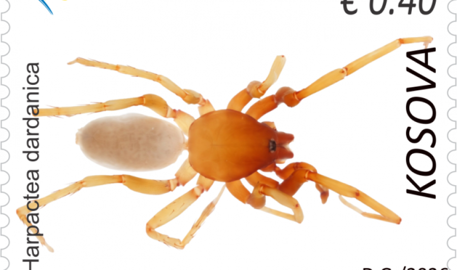 Fauna e padukshme në Kosovë, merimangat dhe akrepat në pulla postare