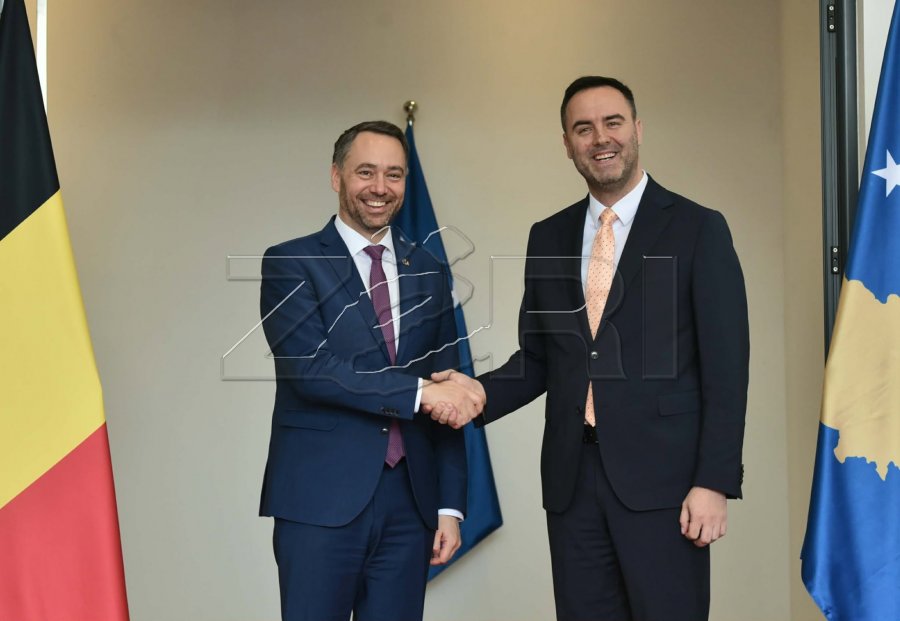 Konjufca pret në takim homologun nga Belgjika, Maxime Prevot