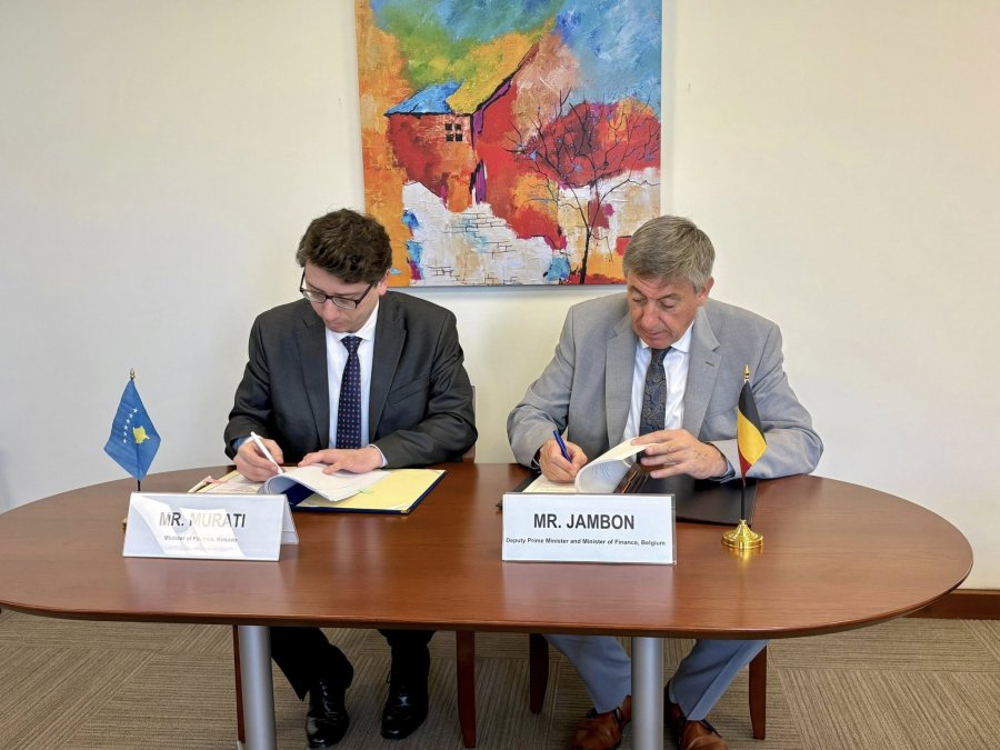 Kosova dhe Belgjika nënshkruajnë marrëveshje për eliminimin e tatimit të dyfishtë