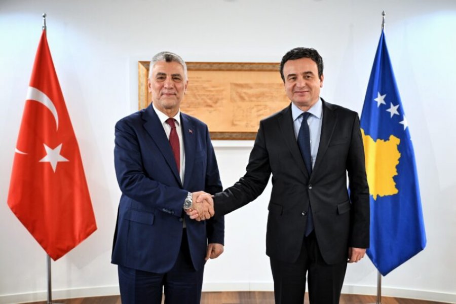 Kurti pret ministrin turk të Tregtisë, kërkohet thellim i bashkëpunimit ekonomik dhe zgjerim i marrëveshjes për tregti të lirë