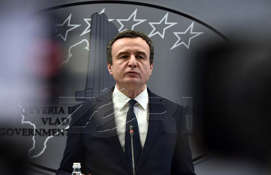 Kurti thërret konferencë për media