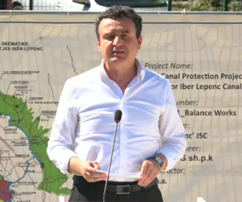 Kurti përuron rehabilitimin e kanalit të Ibër-Lepencit: Investim 18-milionësh për sigurinë ujore dhe energjetike të Kosovës