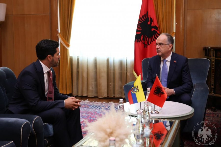 Begaj i kërkon Ekuadorit njohjen e Kosovës gjatë pritjes së ambasadorit të ri
