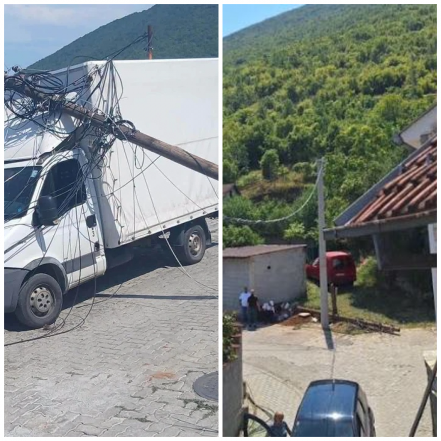 Shtylla e rrëzuar në Zhur, KEDS-i merr masa dhe eleminon problemin [foto]