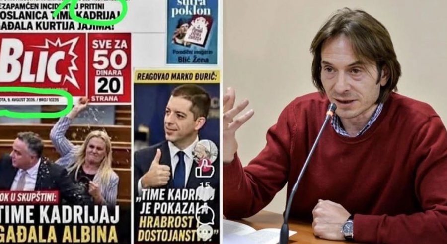 Anëtari i Kryesisë së LVV-së shpërndan ballinë të rreme të “Blic” për incidentin në Kuvend, reagon Aleanca