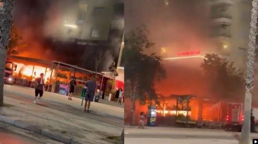 Dalin pamjet e zjarrit në hotelin në Vlorë, pushuesit hidhen nga ballkoni për të shpëtuar
