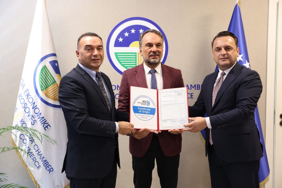 OEK-u lëshon certifikatën e parë “Made in Kosova”, e njohur ndërkombëtarisht