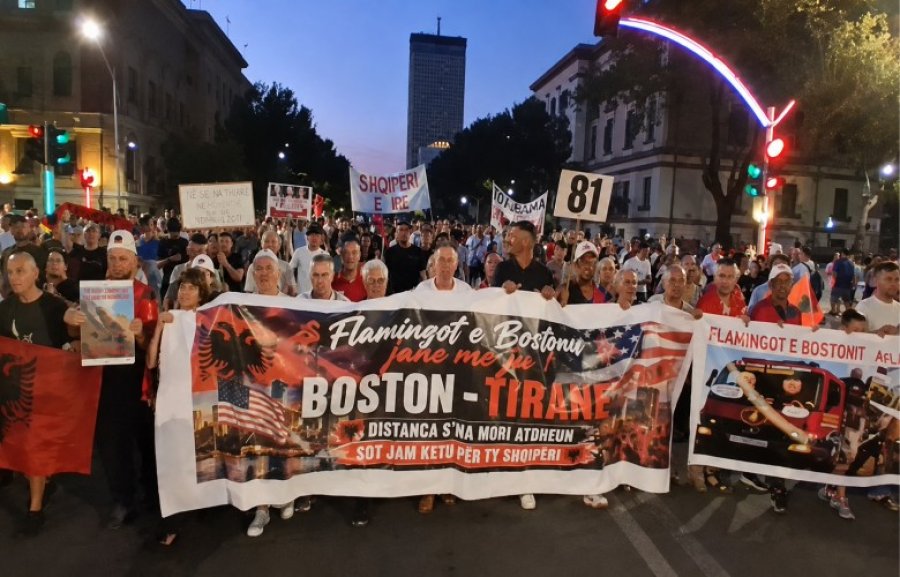 Protesta në Tiranë në ditën e 81-të