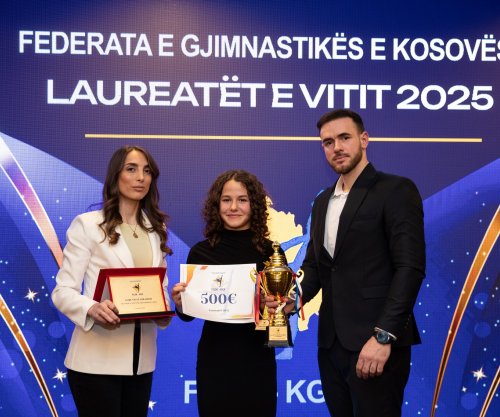 Sara Pllana shpallet sportiste e vitit 2025 nga Federata e Gjimnastikes e Kosovës
