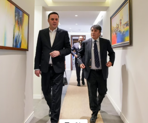 Abdixhiku takon ambasadorin e Italisë, flasin për zhvillimet e fundit politike në vend
