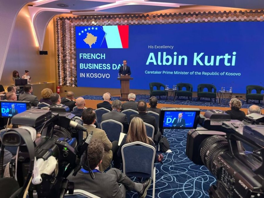 Kurti në Ditën e Biznesit Francez: Tashmë kemi stabilitet institucional, i cili dëshirohet aq shumë nga bizneset