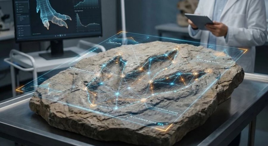 Inteligjenca Artificiale ndihmon në identifikimin e gjurmëve të dinosaurëve