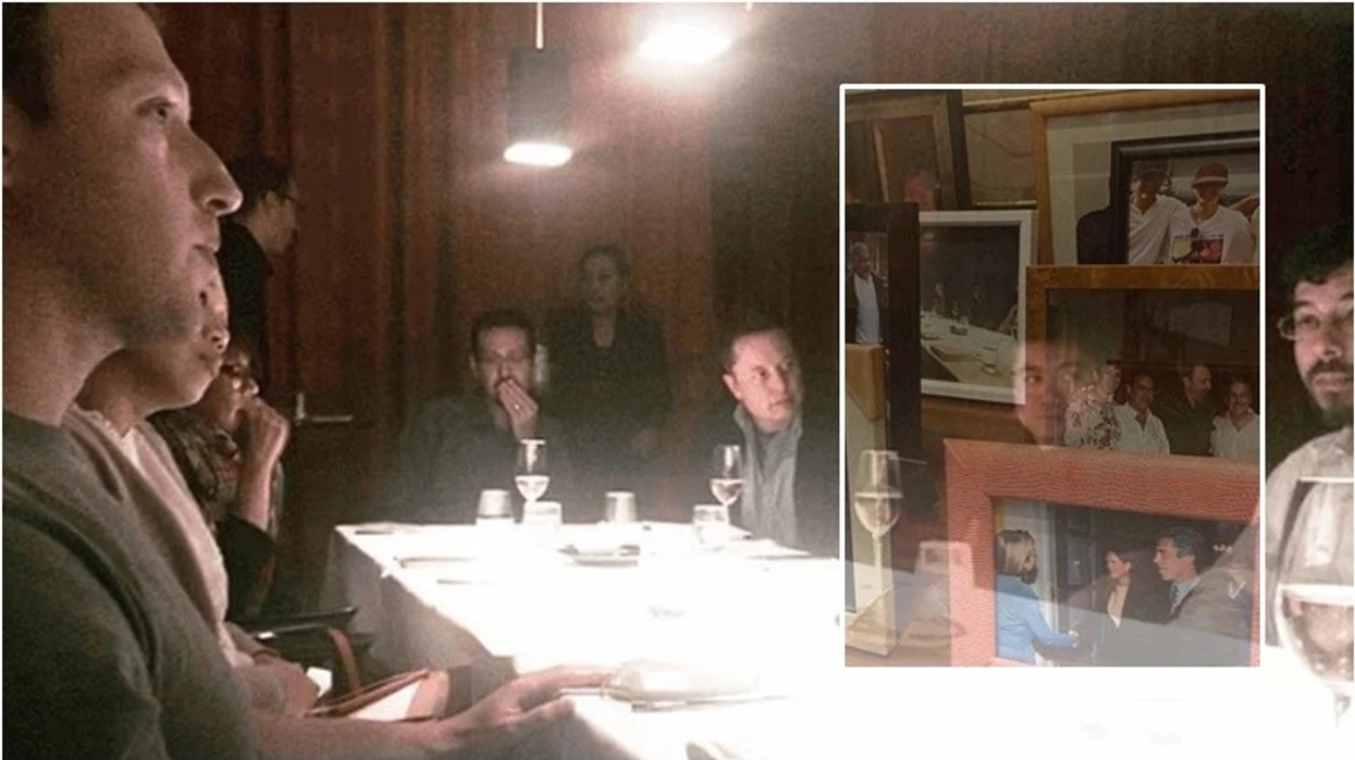 Fotografia e Epstein që tregon një darkë ‘të çmendur’ me Elon Musk, Mark Zuckerberg dhe Peter Thiel në vitin 2015