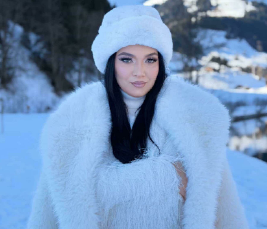 Olgera Lleshaj sjell bardhësinë e dimrit zviceran në klipin e ri [video]