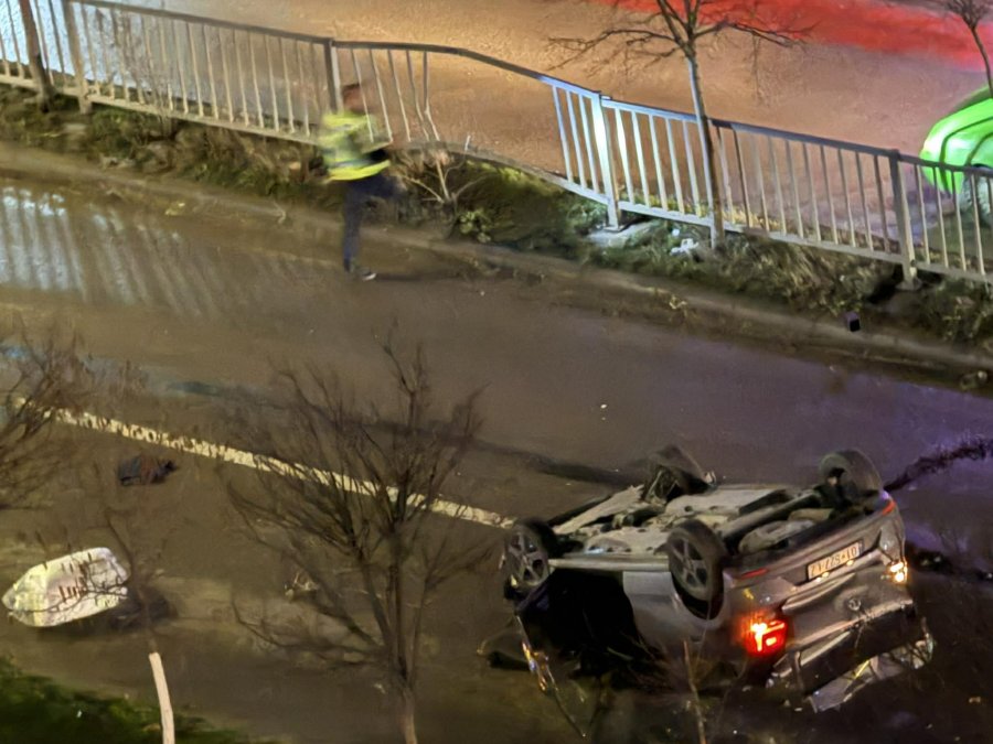 Aksident në Fushë-Kosovë, lëndohen dy persona