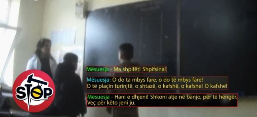 “Ta plas kokën, kafshë, idiote” - dhuna brutale e një mësueseje në një shkollë në Kamëz [video]