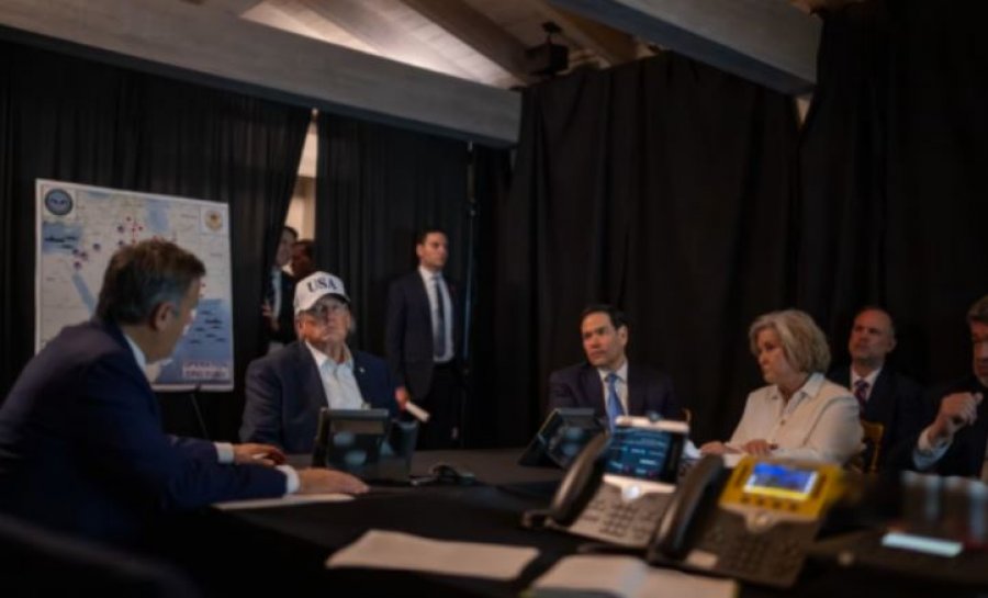 Shtëpia e Bardhë publikon foto të Trumpit dhe ekipit të sigurisë kombëtare duke monitoruar sulmet ndaj Iranit