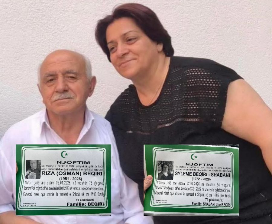 Babë e bijë nga Bajgora vdiqën brenda gjysmë ore, sot varrosen Riza dhe Syleme Beqiri