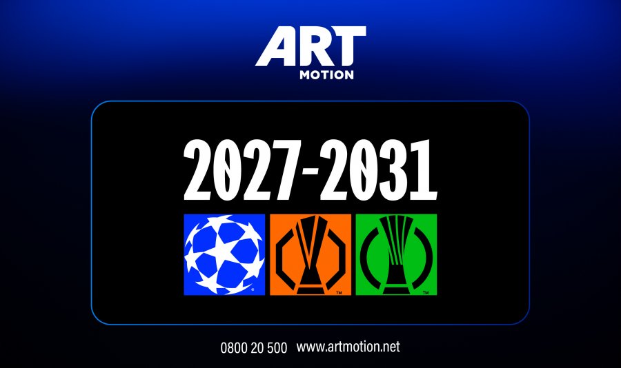 Artmotion siguron të drejtat e klubeve të UEFA-s për sezonet 2027-2031