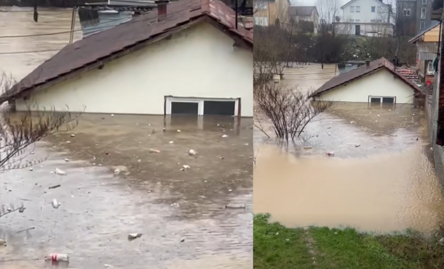 Evakuohen disa familje në Gjakovë