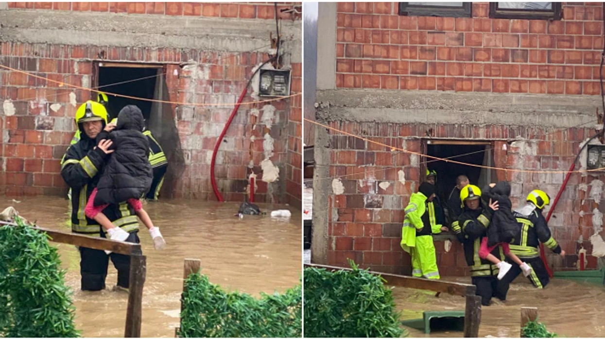 Vërshime në Gjakovë pas reshjeve të dendura, zjarrfikësit evakuojnë disa familje