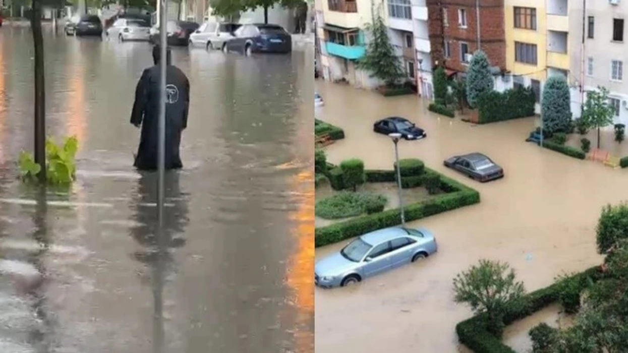 Durrësi e Lezha nën ujë, shiu i dendur shkakton kaos