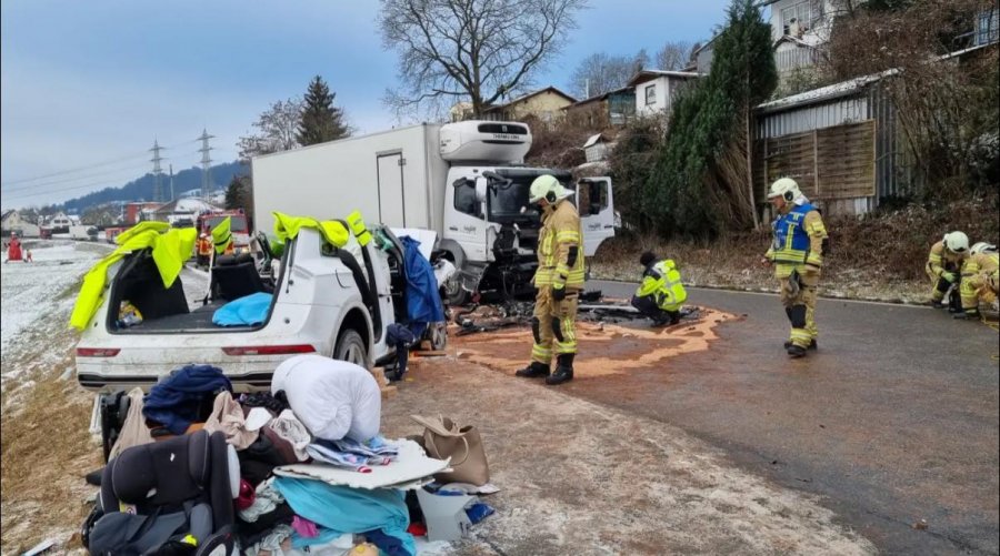 Aksidentohet rëndë familja pesë anëtarëshe nga Rahoveci, po ktheheshin në Gjermani