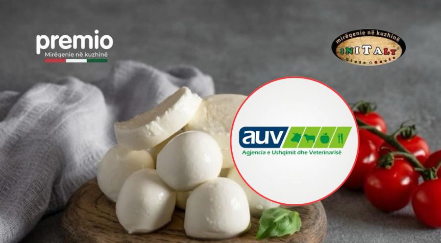  AUV-i izolon 15 kg Mozzarella Bufalo për dyshim për prani të aflatoksinës M1