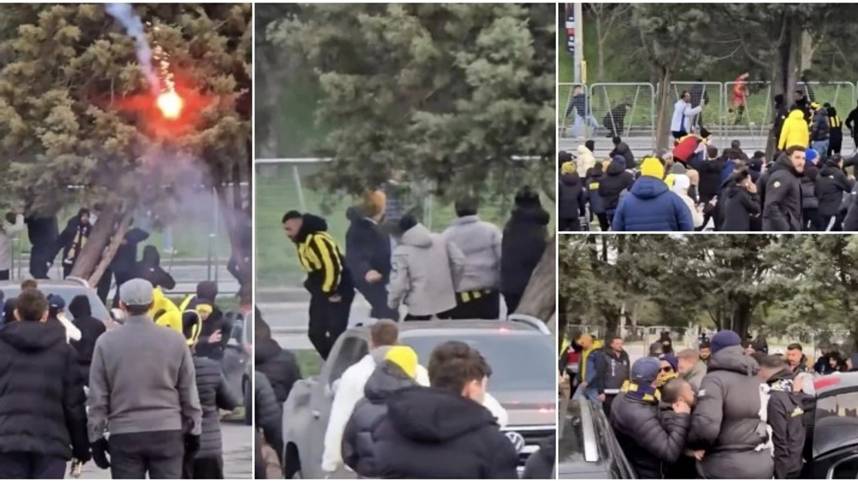 Pak orë para finales, plas sherri mes tifozëve të Galatasarayt dhe Fenerbahçes