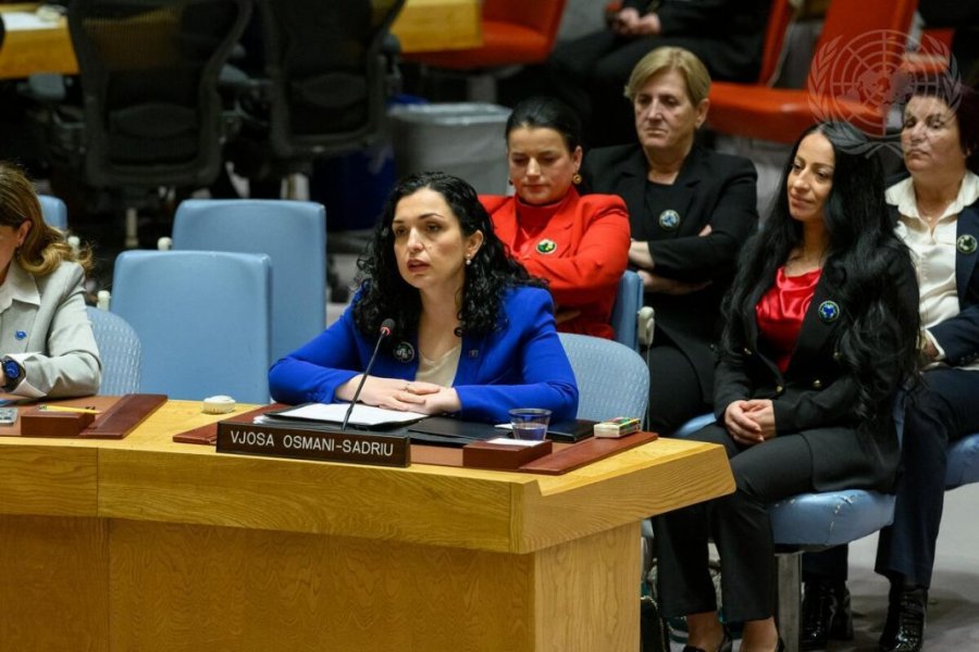 “Viktimat janë këtu, kërkoju falje” - Osmani rikthen fjalimin e saj në OKB: Drejtësi dhe fakte përballë propagandës serbe