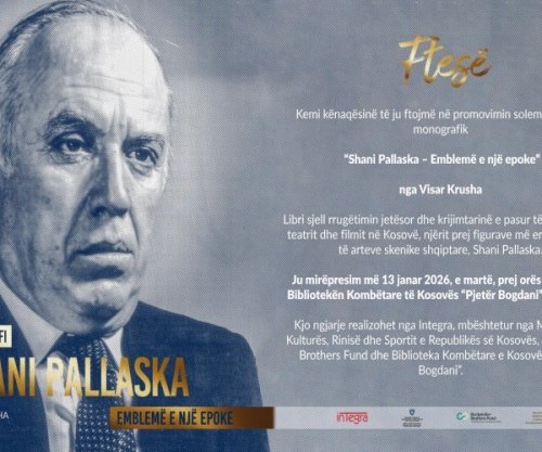 Sot në Prishtinë promovohet libri “Shani Pallaska – Emblemë e një epoke”