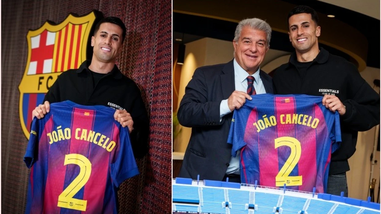 Zyrtare: Pas disa problemeve, Joao Cancelo prezantohet te Barcelona